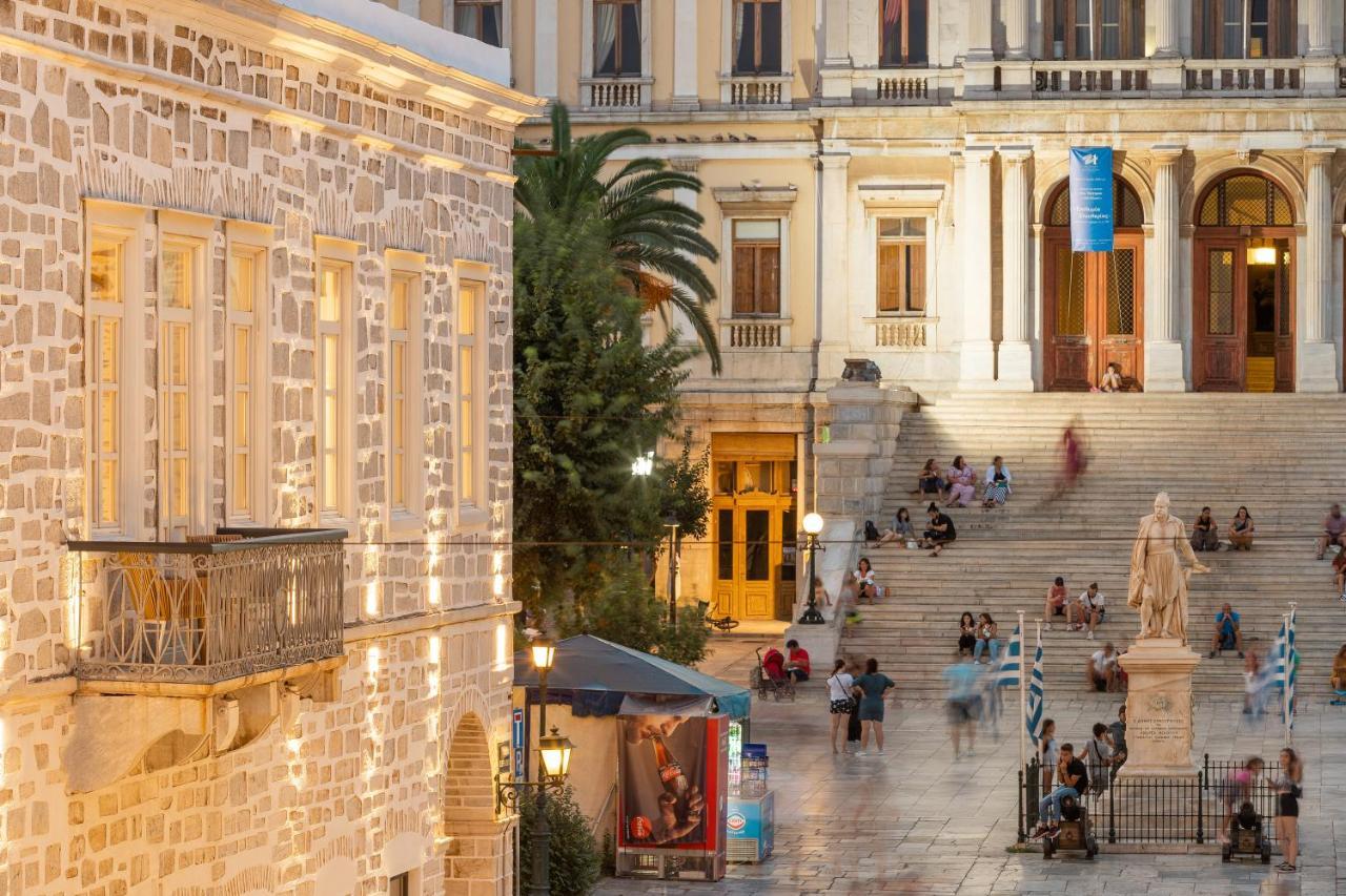 Syros Soul Luxury Suites แอร์มูโปลี ภายนอก รูปภาพ