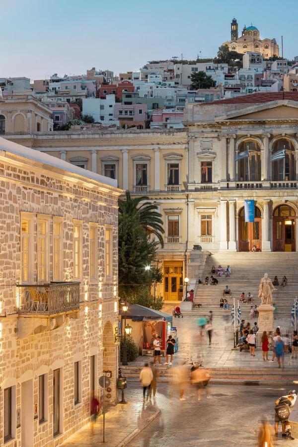 Syros Soul Luxury Suites แอร์มูโปลี ภายนอก รูปภาพ