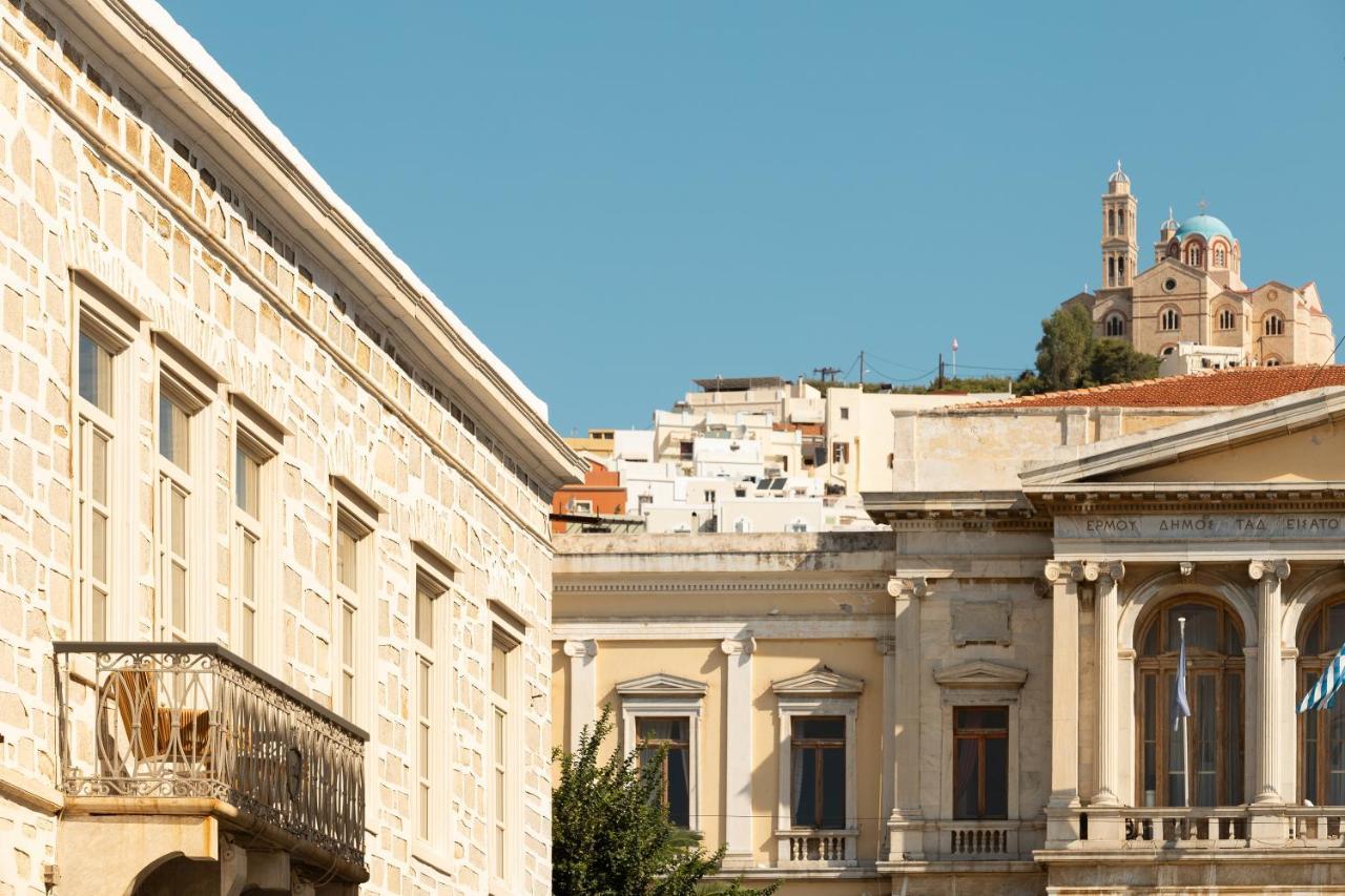 Syros Soul Luxury Suites แอร์มูโปลี ภายนอก รูปภาพ